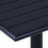 Garden Table Black 60x60x75 cm
