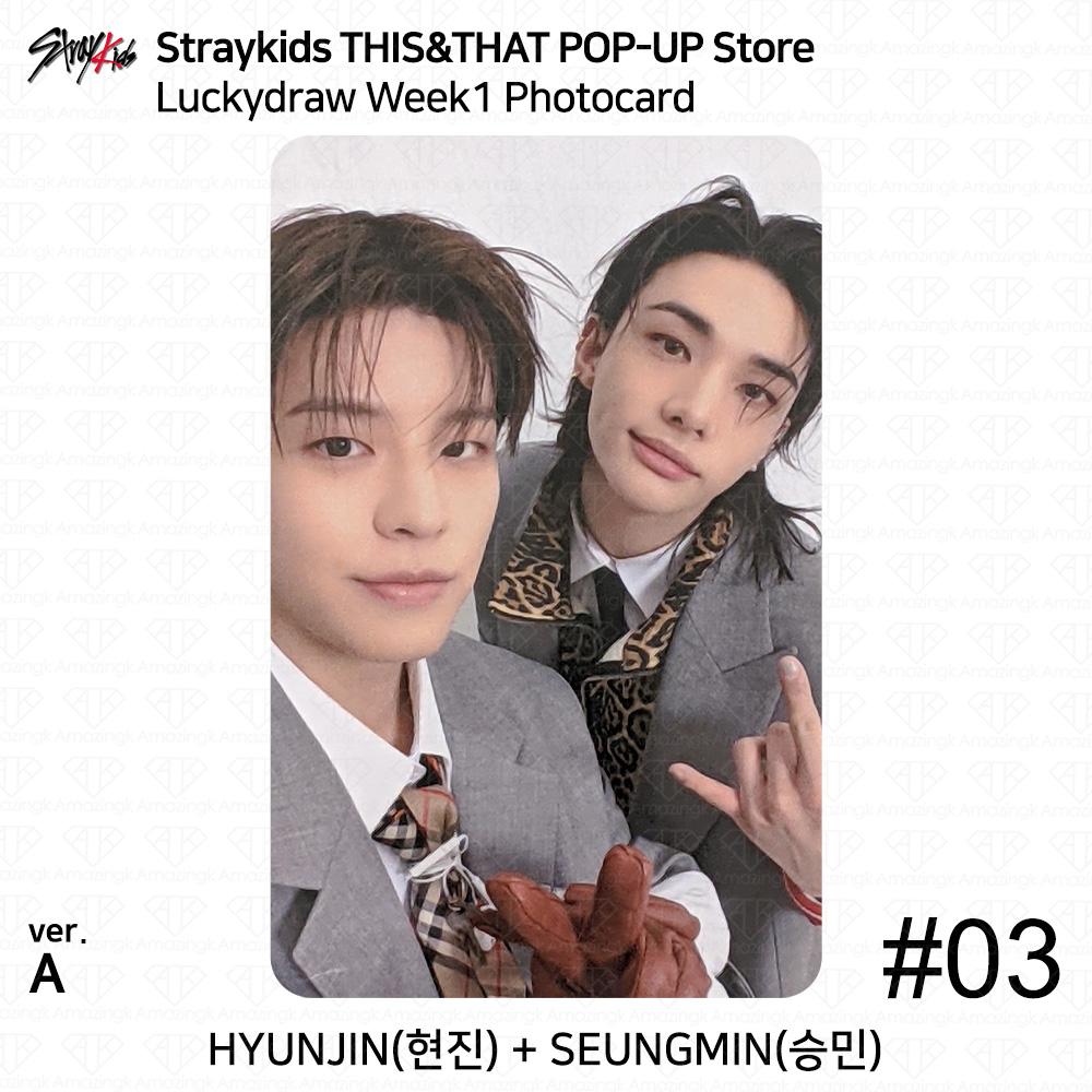 Stray Kids SKZ 10° Mini Album THIS & THAT POP-UP 1 Settimana Lotteria Fotocarte