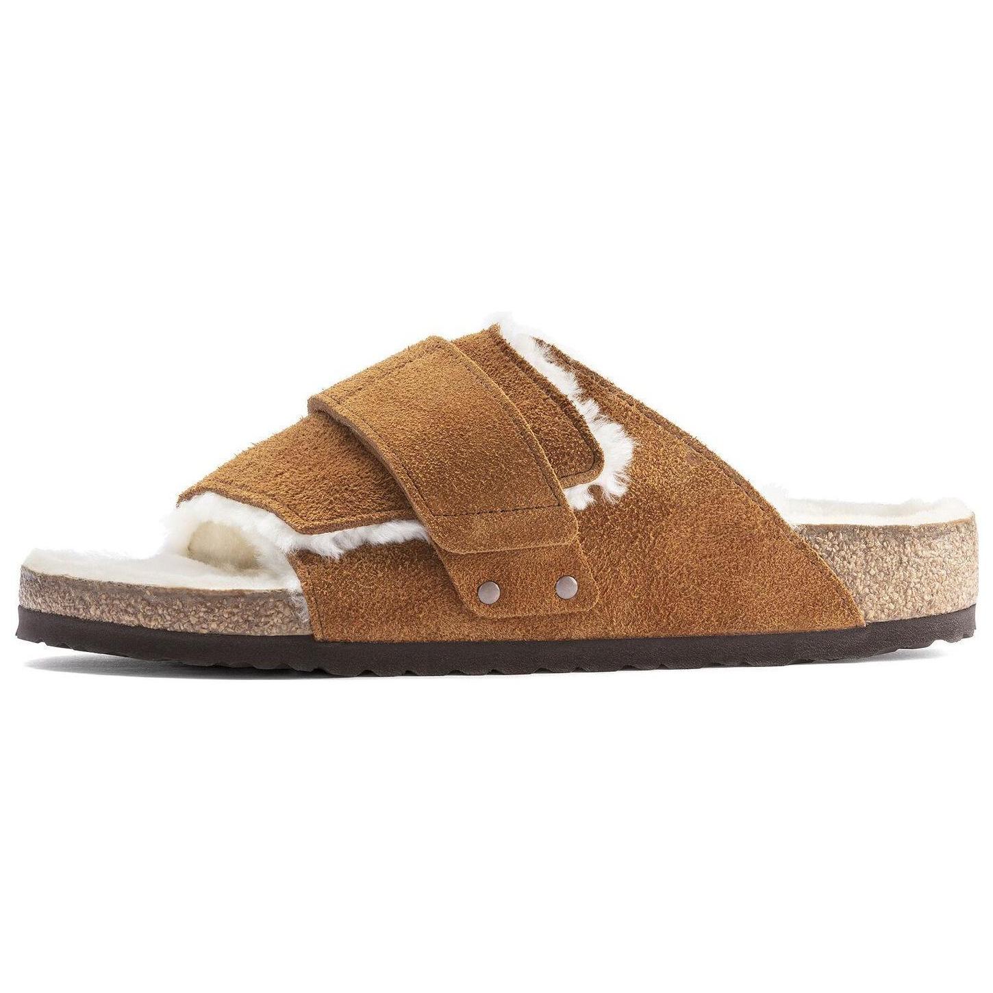 Birkenstock Kyoto Shearling Suede Leather Mink 1023202 41