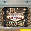 2D-Ebene einteilige Grußbotschaft aus Las Vegas Polyester Fotografie-Hintergrund Fahne Party-Foto-Hintergrund