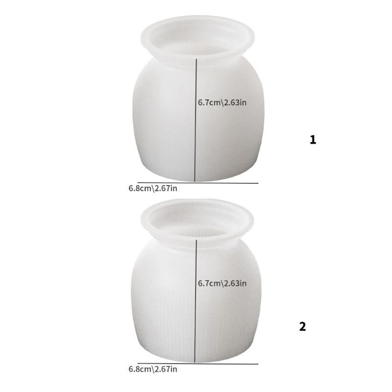 Multipurpose Sturdy Silicone Goblet Candle Holder Mould Set Portable for Resin Plaster Craft Supplies Assorted Sizes