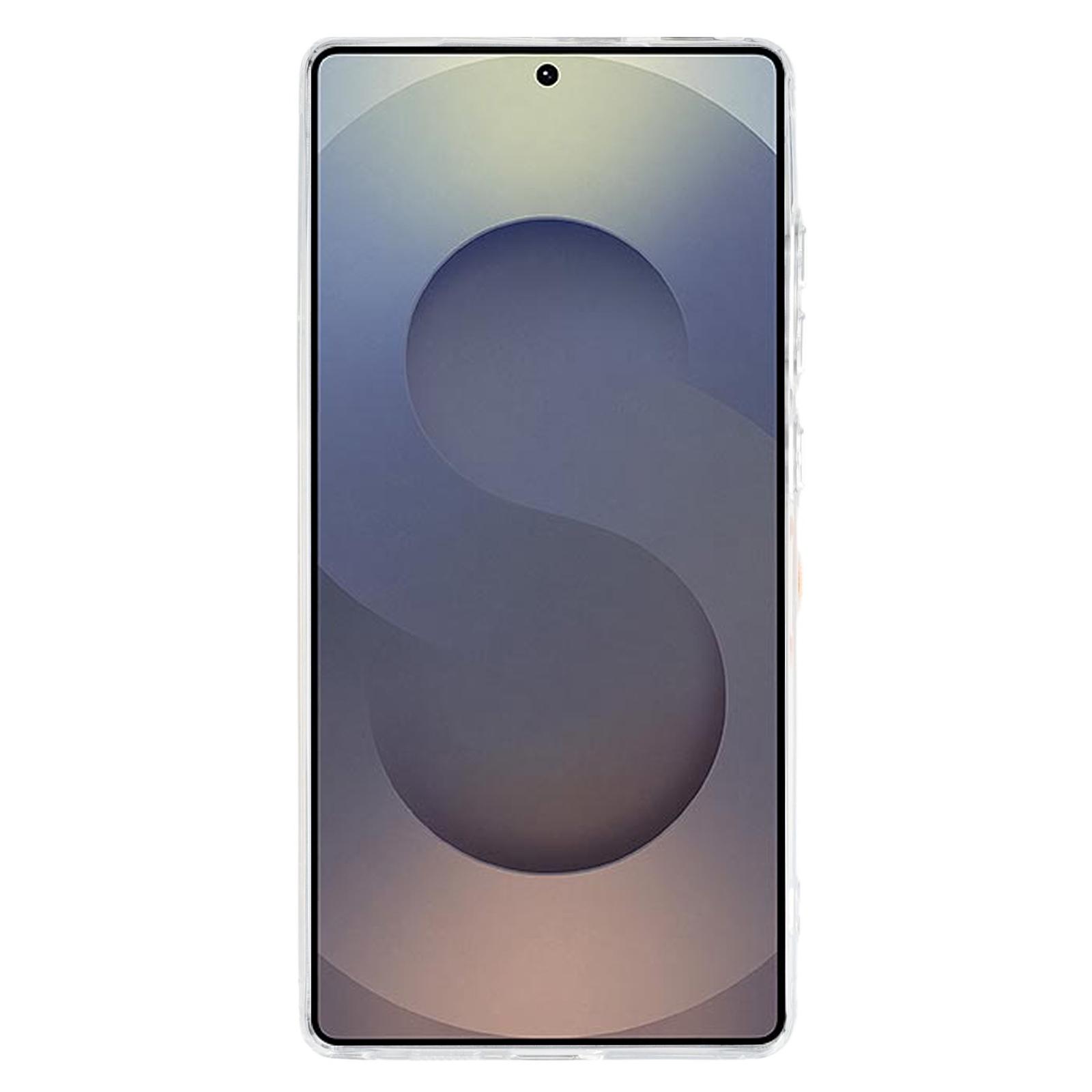 

For Samsung Galaxy S25 Ultra Case Epoxy Design Electroplating Soft TPU Phone Back Cover Large Lens Cutout Type A