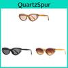 Moderne cat-eye zonnebril voor dames met PC-lenzen en UV400-bescherming, ideaal voor reizen en feestjes.