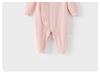Unisex Pure Cotton Newborn Long Sleeve Bodysuit for Spring and Autumn