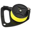 JUMZ Anchor Rope Diving Nylon 83M Multipurpose Line Black Wheel Reel, High-Visibility Reel, 8-Wire Corrosion-Resistant Controller,