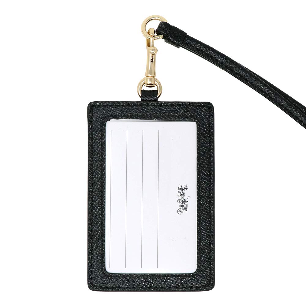 Coach ID Card Case F57311 Signature Case/Pass Women's (IMBLK Black) [Used]