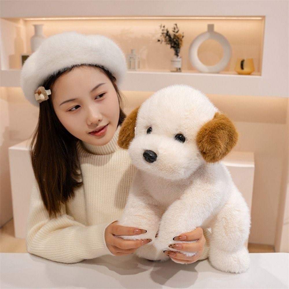Stuffed Animals West Highland Plush Toy Lying Stuffed Puppy Doll Simulation Akita Dog  Home Decor