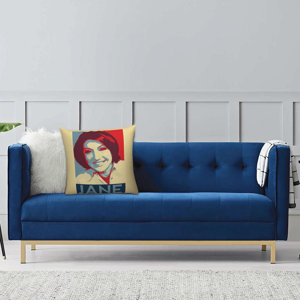 Jane Mcdonald Square Pillowcase Pillow Cover Cushion Throw Pillow For Home Bedroom Car
