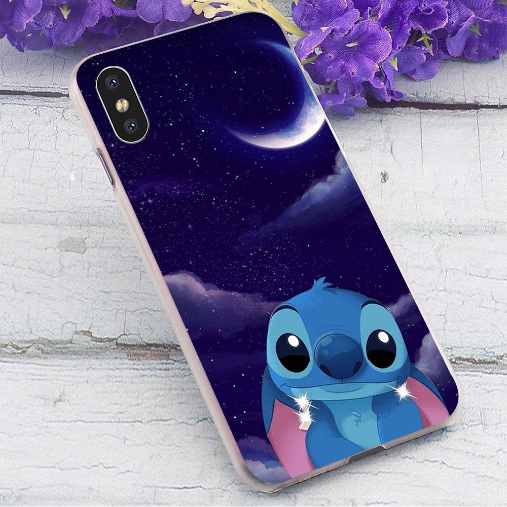 Cartoon Lilo Stitch Phone Cover for iPhone Case 6S Plus X XS XR Xs  Max Plastic
