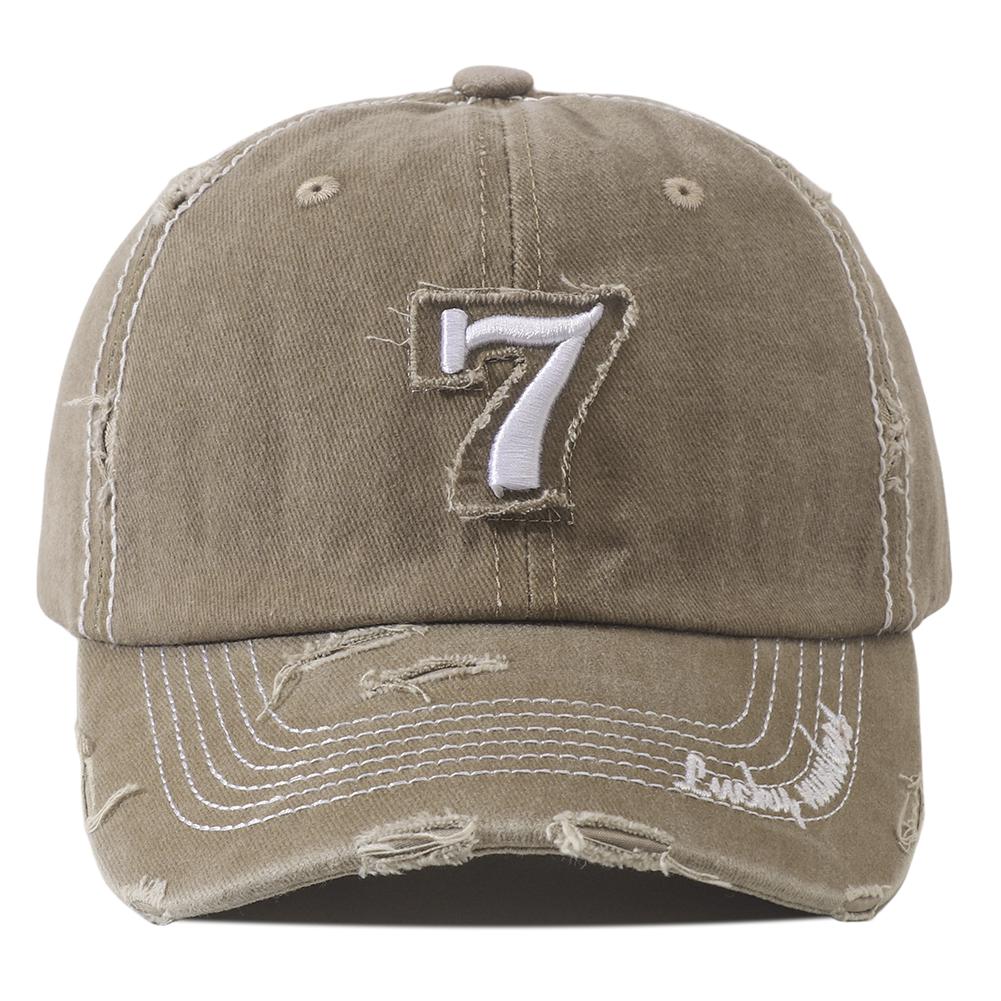 

Men‘S Number 7 Embroidered Baseball Cap Women Sun Visor Hat Vintage Washed Cotton Dad Hats For Men Streetwear Snapback Caps Adjustable