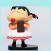 Cute Anime Crayon Shin-chan Pvc Action Figure Model Car Decoration 8.5cm