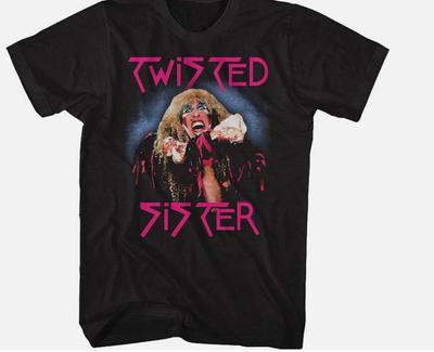 Classic Twisted Sister Heavy Metal Band Black All Size Unisex T-Shirt Unisex T-Shirt