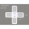 360 Degree Rotation Sockets Wall Holders Charging Socket Shelf Wall-mounted Seamless Power Strip Holders Sticker Holder Fixer