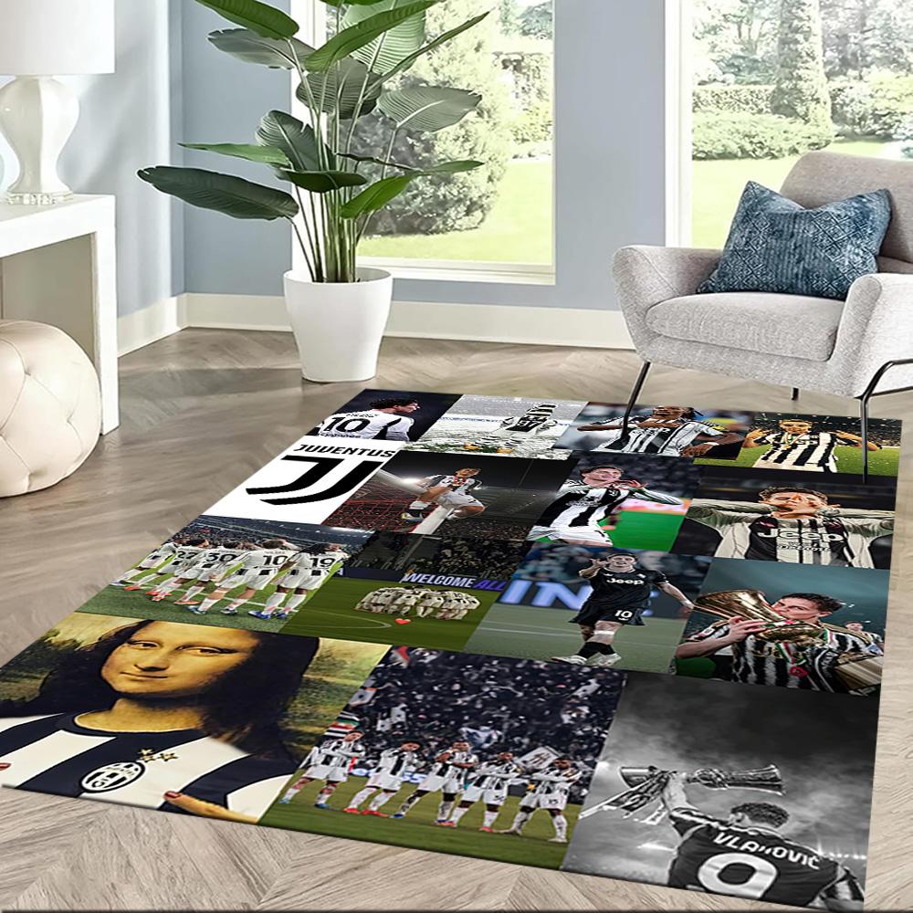 Juventus Floor Rug Office Rug Suitable For Kitchen Decorate Room Entryway Bedrooms Antislip Carpet Decorate Offices