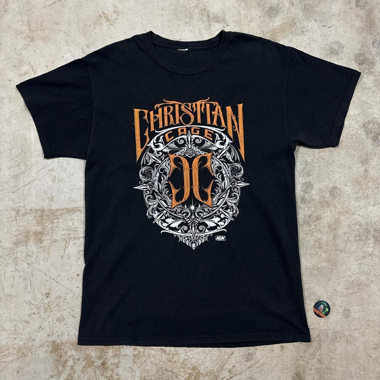 Christian Cage “Virtue” All Elite Wrestling t shirt Size M-L Unisex T-Shirt XXL