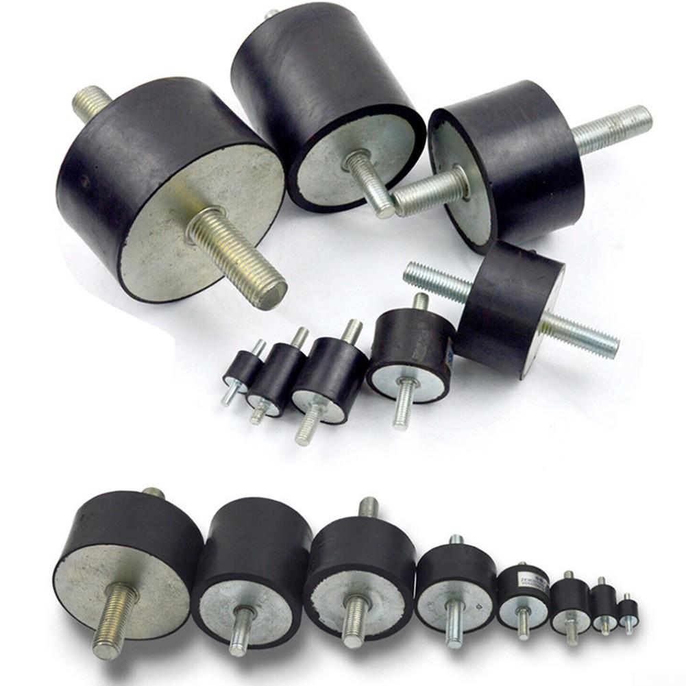 

Vibration Isolator Practical Black/Silver Tone Brand New M6x18mm（25mmx20mm）