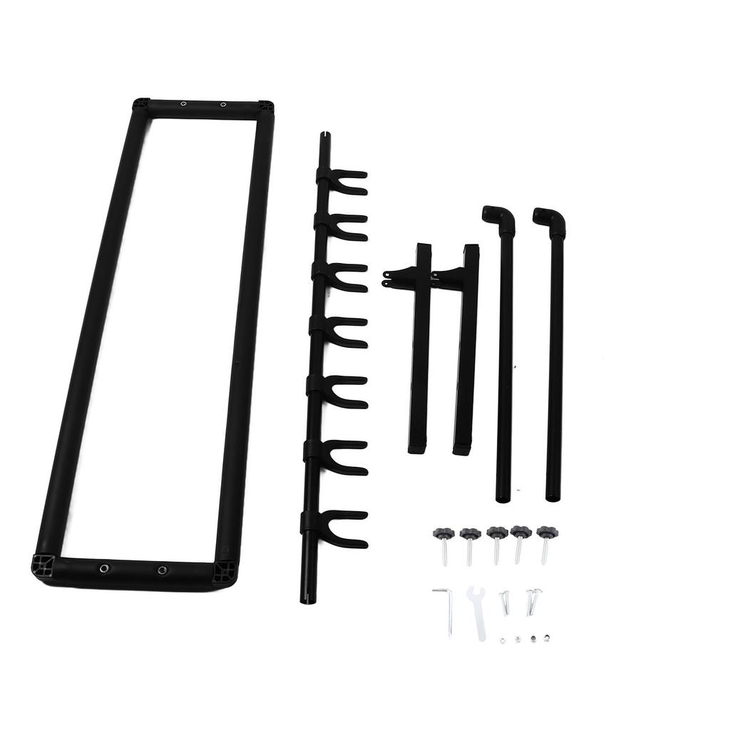 Multi Guitar Stand Metal and EVA Multiple Guitars Display Holder with Wheels for Shops FL 17W