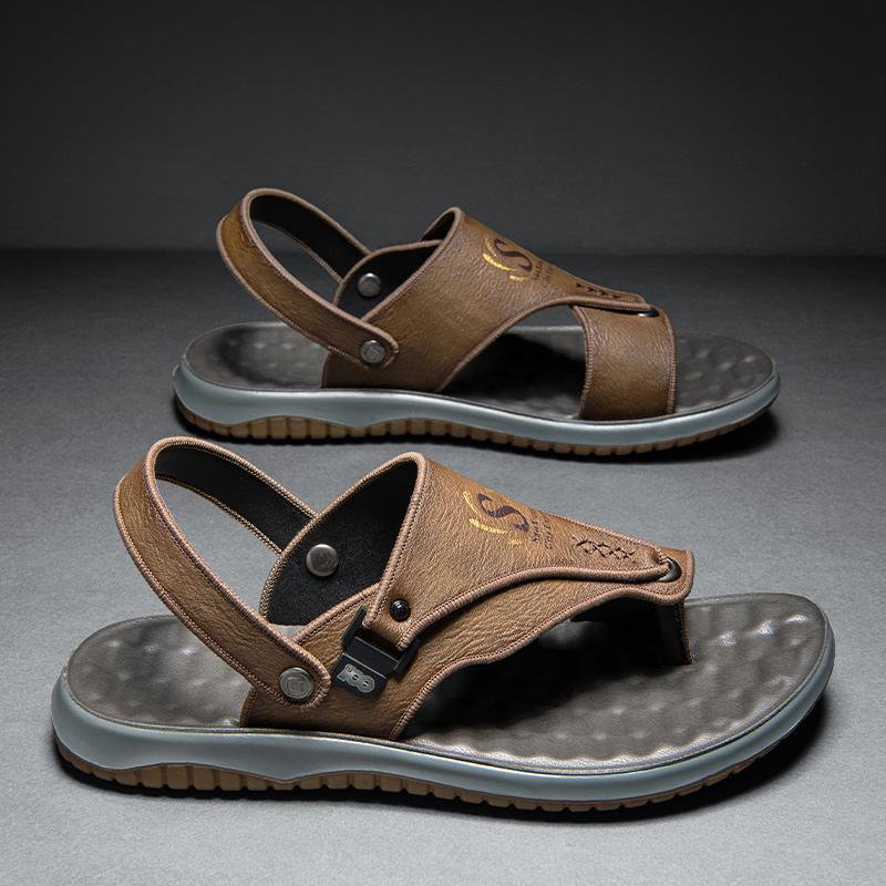 

FashionOutdoor Мужские летние сандалии слипоны Нескользящие Обувь для ходьбы, пеших походов, треккинга Мужские тапочки Пляжная обувь для плавания мужские Повседневные кроссовки 10 коричневый