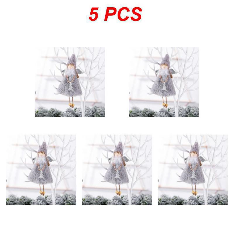 1~10PCS New Year Christmas Elf Doll  Kids Gift Xmas Tree Decor Plush Angel Pendant Christmas Decor 2024 Navidad Home Decor