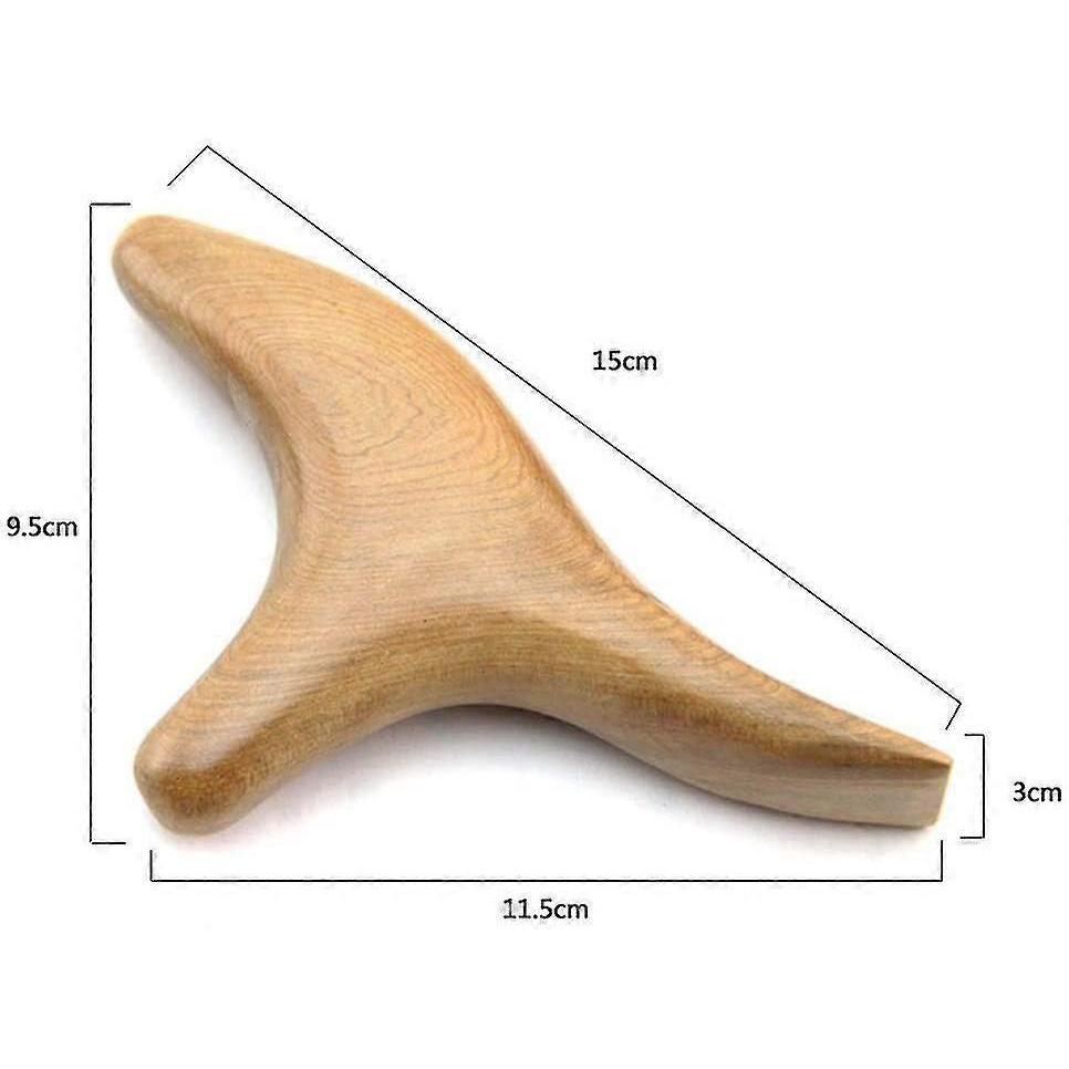 Trigger Point Massage Wooden Hand Massager Gua Sha Board For Spa Acupuncture Massage