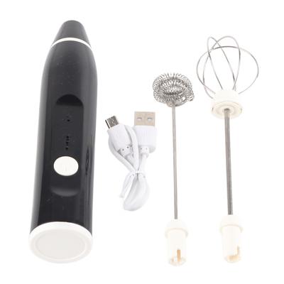 Elektrischer Milchaufschäumer USB wiederaufladbar Handheld Kaffee Schneebesen Mixer Rührer Schneebesen