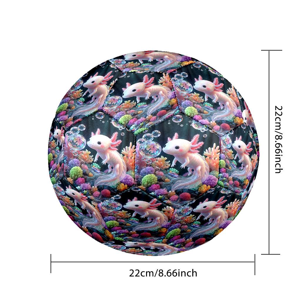 1pc Underwater Fantasy Theme Soccer Ball Football, Size 5, Lightweight PVC, Outdoor Training Soccer Ball,Gift c6594
