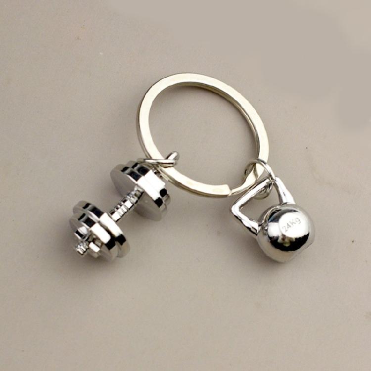 Ideal Present Dumbbell Keychain For Health Concerned Individuals Perfect For Partners Or Personal Motivation