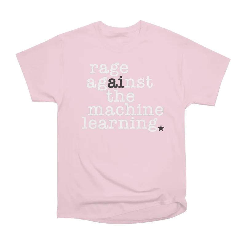 Men Casual Shirts Short Sleeves RAGE AGAINST Pink Tees Oversized T-shirts S