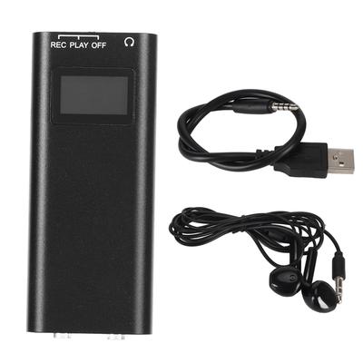 Magnetic Voice Recorder Intelligent HD Noise Reduction MP3 Digital Voice Activated Recorder for