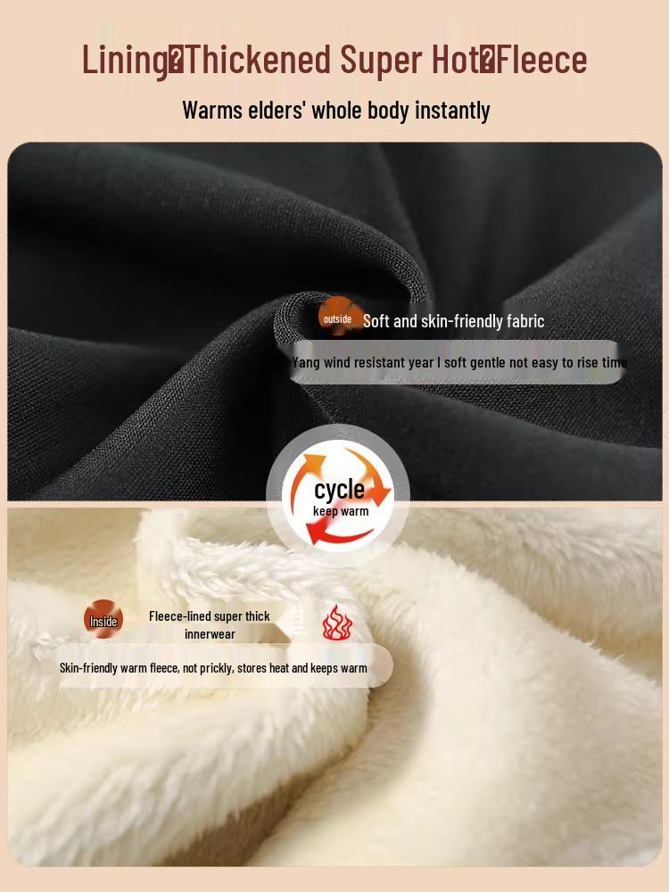 Women's Fleece-Lined Lamb Wool Pants for Petite and Plus Sizes - Loose, Thick, and Ideal for Outdoor Wear