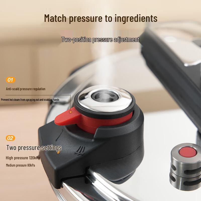 One's Member 304 Stainless Steel Pressure Cooker