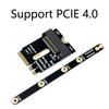 PCIE4.0 2230 A+E Key NVME Extension Adapter with Bracket Risers Card for 2230 2242 2260 2280 Laptop Motherboard