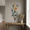 2D Wall Decoration Plate Sweet Flower Garden Decoration Retro Bee Flower Wall Decoration  Home