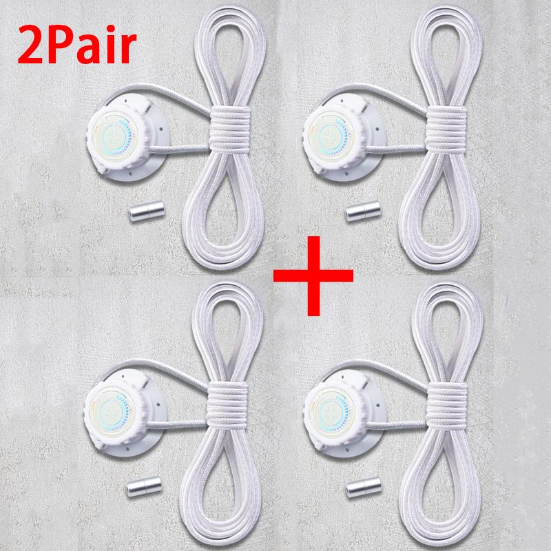 Kit di Lacci Rotanti Senza Nodo Sci-Fi Quick-Lock Lacci Pigri Sistema di Sostituzione Durevole per Scarpe da Esterno e Sportive Adulti Bambini Unisex