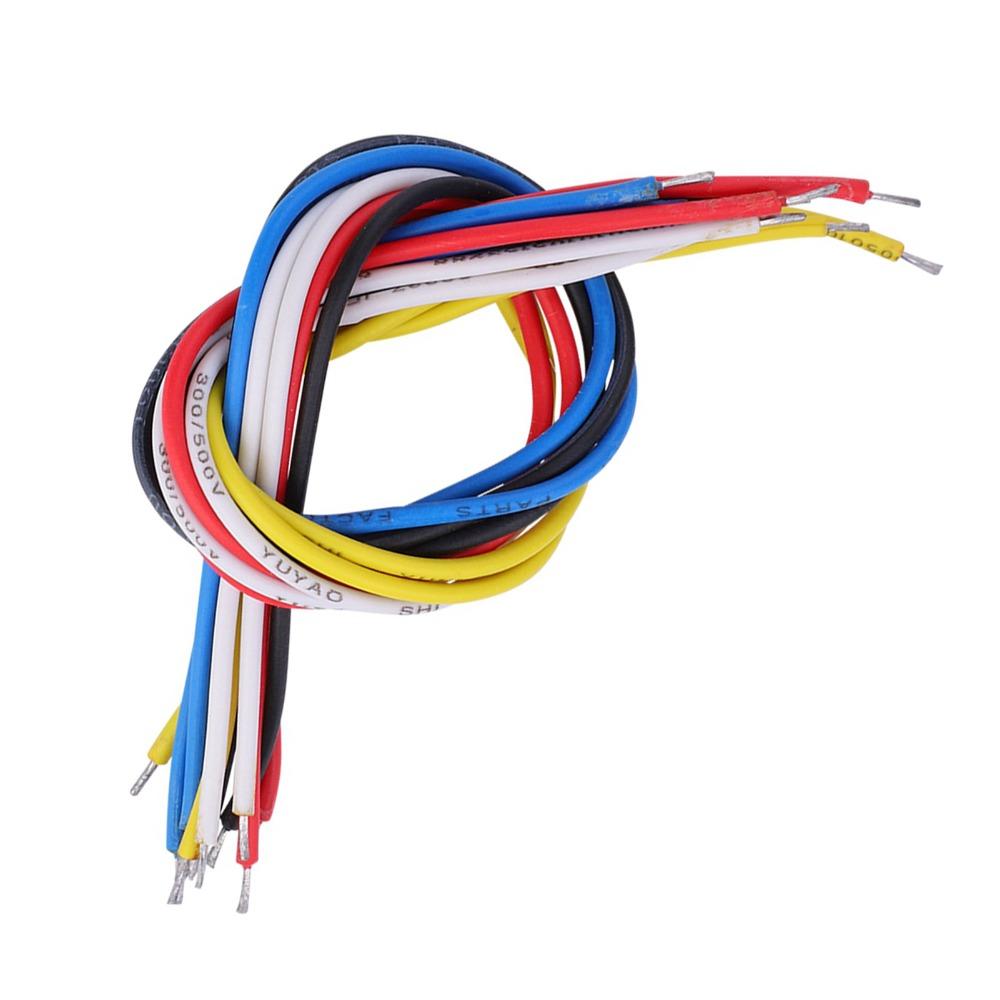 10PCS Plastic + Metal Guitar Circuit Wire 19cm Length Electric Guitar Wire For Electric Guitar