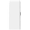 Wall Mounted Glass Cabinet LUCCA Concrete Grey 60 x 31 x 80 cm Engineered Wood