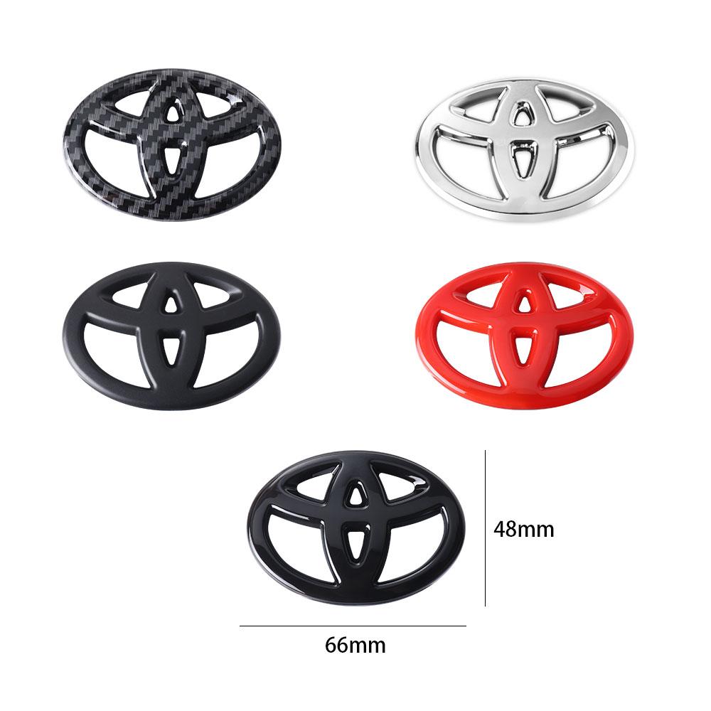 2026 Nové Pro Toyota 1ks Auto ABS Uhlíkové Vlákno Logo Znak Volantu Kryt Samolepka Pro Toyota Fortuner CHR Verso Prius Hiace