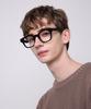Eseubika Retia-C01 Horn-Rimmed Glasses