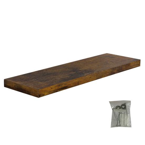 Wall Mounted Floating Shelf 22lbs Load-capacity Smooth Edge Burr Free Easy Installation Bathroom Storage Holder Floating Shelf