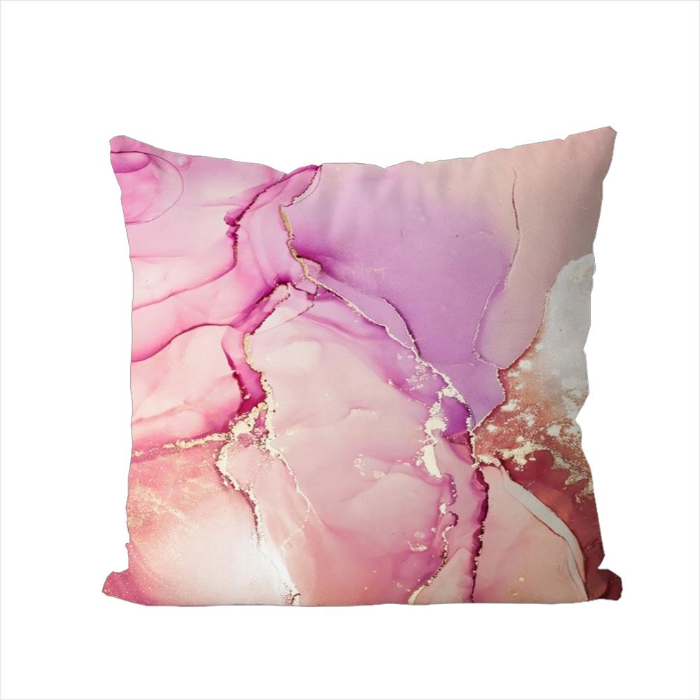 Marble Pillow Case For Car Sofa Decorative Home Doublesided Print Plush Square Throw Pillow Cushion Cover