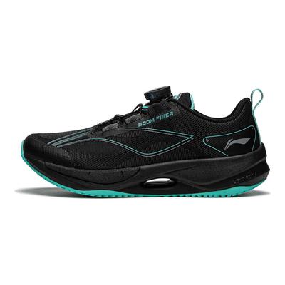 Li Ning Kids Logo Letter Rebound Breathable Low Top Running Shoes Kids Running Shoes Black YKFU058-9