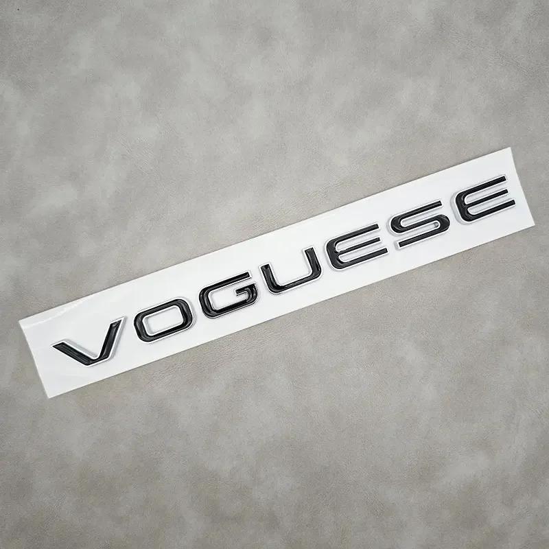 1Pc Range Rover Executive Extended Edition Accessories 3D ABS VOGUE SE Letters Logo Car Rear Trunk Badge Stickers