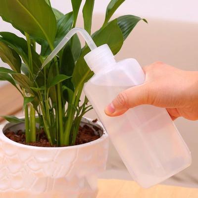 Curved-mouth Pot Succulent Watering Pot for Household Needle-mouth Watering Pot Long Mouth Watering Pot Squeezable Elbow Washer Rinse Bottle