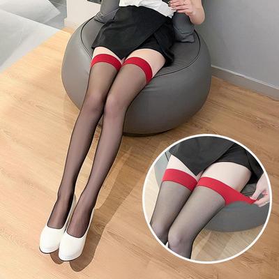 Thin Style Fashion Color-Matched Over-the-Knee Thigh Socks - Sexy, Breathable, Anti-Snagging Design