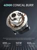 Elektrikli Kahve Öğütücü HIBREW G5 48mm Paslanmaz Çelik Konik Öğütücü ile Espresso/Türk Kahvesi/Pour Over/Mocca/Filtre Kahve İçin
