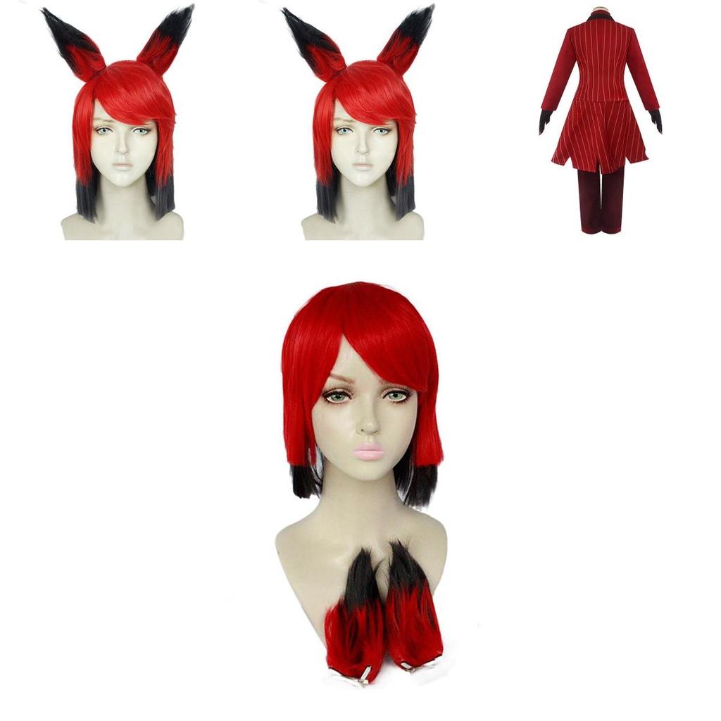 High-quality Alastor Halloween Costume From Hazbin Hotel With Eye-catching Color Combinations