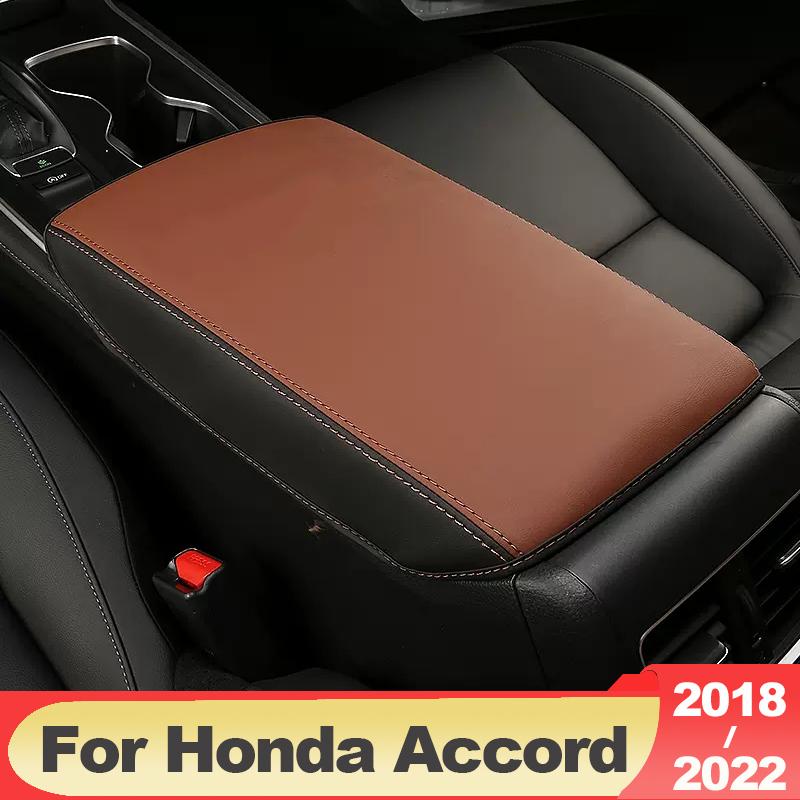 For Honda Accord X 10th 2018  2022 Central Armrest Case Holster Handrail Cover Armrest Pad Decoration Modified Car Accessori