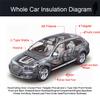 6Pc Car Home Sound Absorbing Cotton Anti Noise Sponge Foam Cotton Deadening Pads