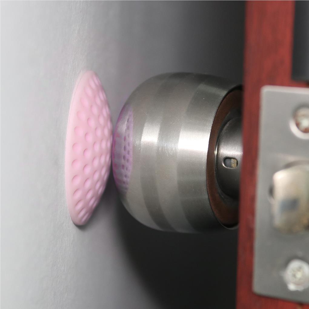 Door Lock Protective Pad Anti-Collision Self-adhesive Sticker Softness Handle Mute Shockproof Wall Stick Stopper Decoration