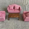 Mini Dollhouse Photography Scene Props: Multicolor Wave Tea Table (1:12 Scale)
